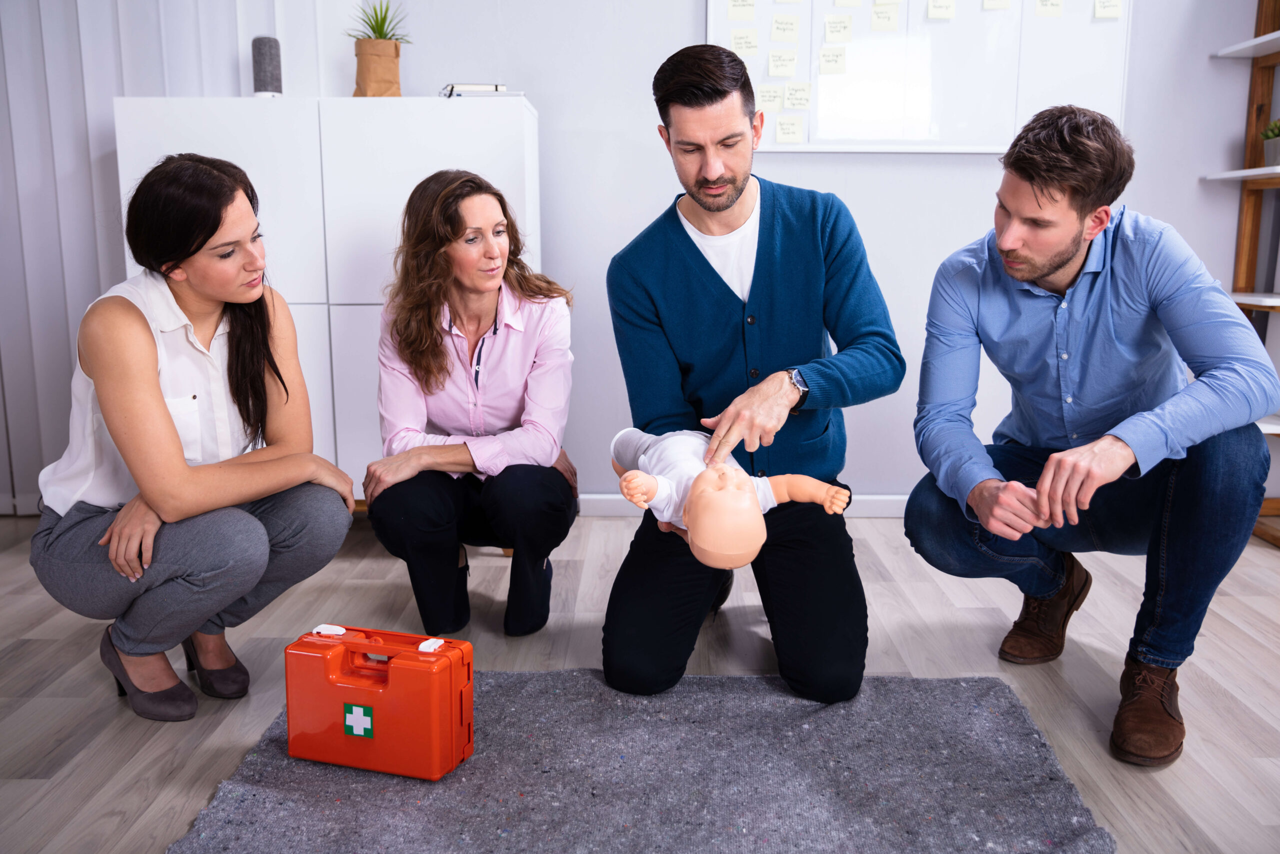 Group CPR Training